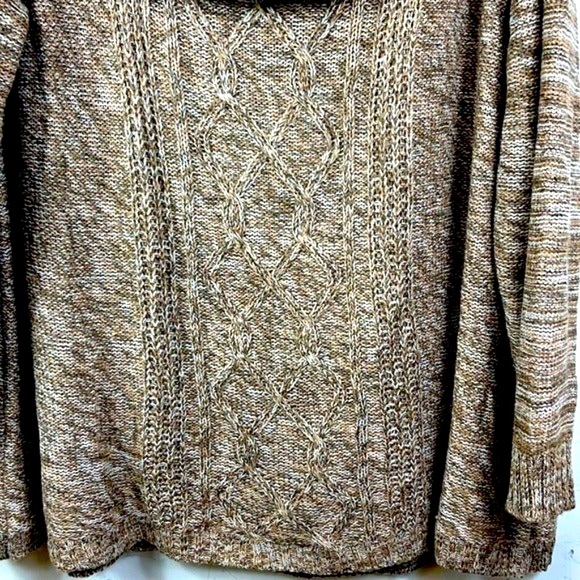 Jason Maxwell Cable Knit Sweater Pullover Boat Neck Fisherman Long Sleeve 3X - Picture 3 of 5
